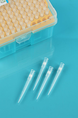 Puntali per pipette monouso a macinazione ultra fine, puntali per pipette da 300 ul con rack da 96 pozzetti