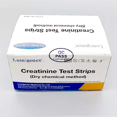 Strisce reattive per creatinina CE, 15 test/scatola di strisce reattive mediche