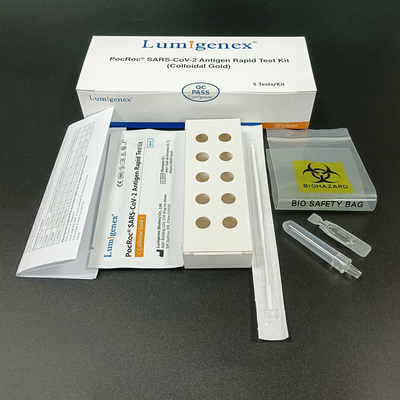 Kit di rilevamento rapido dell'antigene da 20 minuti, set di test dell'antigene da 25 pezzi