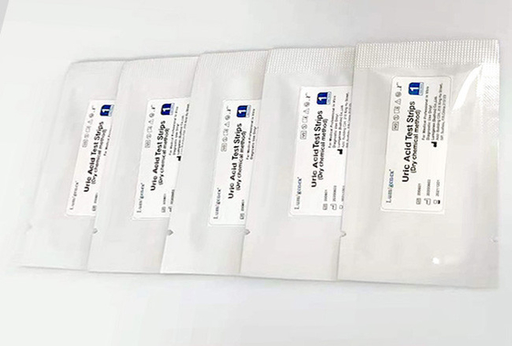 Chimica secca 4 minuti di strisce reattive per l'acido urico approvate ISO13485
