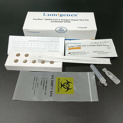 Home Plastica Kit di test rapido antigene da 25 pezzi Sensibilità del 93,33%.