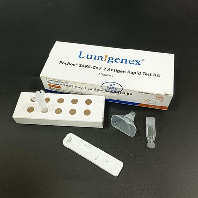 Kit per il rilevamento della saliva monouso Covid-19, kit per il test rapido della saliva HSA