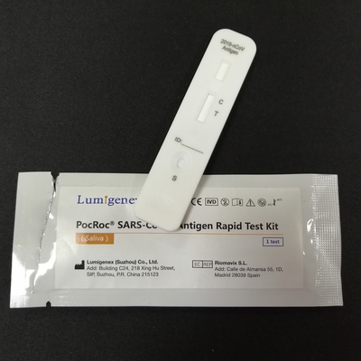 Kit per il rilevamento della saliva monouso Covid-19, kit per il test rapido della saliva HSA