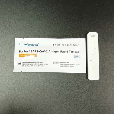 Certificazione ISO dell'antigene del kit per test rapido dell'oro colloidale COVID-19