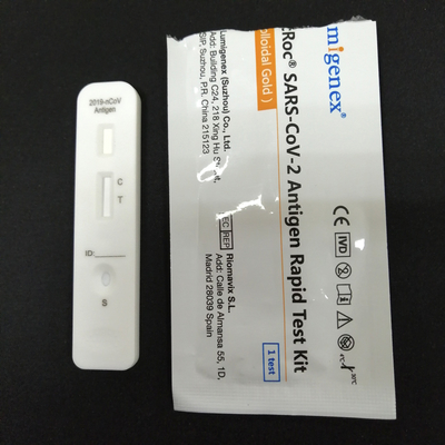 Fornitura di fabbrica Kit di test rapido dell'antigene Covid-19 (oro colloidale) per uso medico