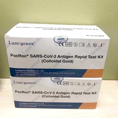 Kit per test rapido dell'antigene (oro colloidale) con dichiarazione CE