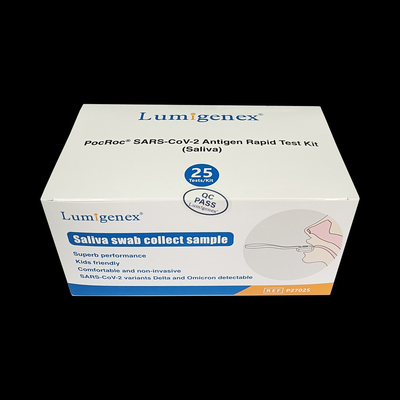 Prova rapida Kit Saliva Get Result In dell'antigene bianco 15 minuti