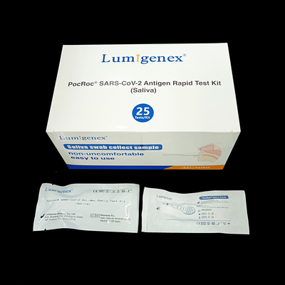 Kit per il test dell'antigene salivare registrato CE 20 minuti di detenzione
