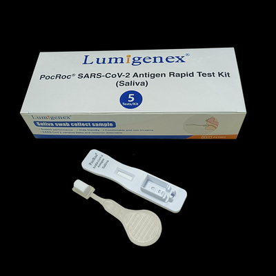 Kit per il test dell'antigene salivare registrato CE 20 minuti di detenzione