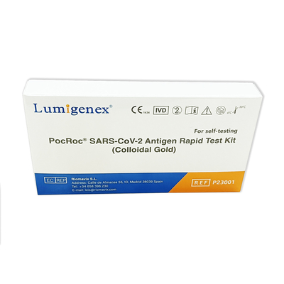 Kit per test rapido dell'antigene Covid19 per autotest certificato CE
