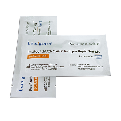 Kit per test rapido dell'antigene Covid19 SARS-CoV-2 Tampone nasale da 15 minuti