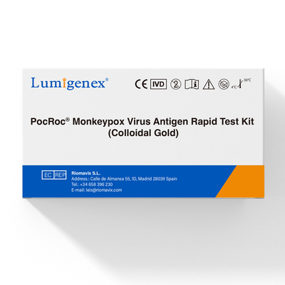 Prova rapida Kit For Monkeypox Virus dell'oro dell'antigene colloidale di metodo
